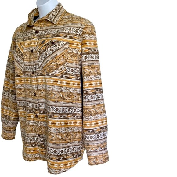 Rugged Earth Outfitters Flannel Fleece Lined Shirt Jacket Shacket Large NEW - Picture 6 of 14